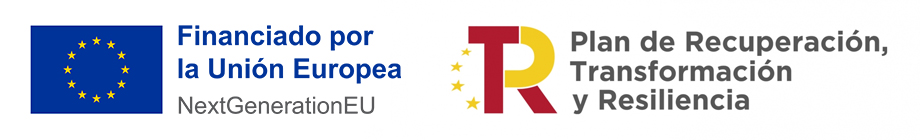 Logo de la Unión Europea y del Plan de Recuperación, Transformación y Resiliencia